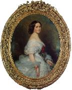 Franz Xaver Winterhalter Anna Dollfus, Baronne de Bourgoing oil painting